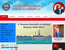 Tablet Screenshot of karasu.gov.tr